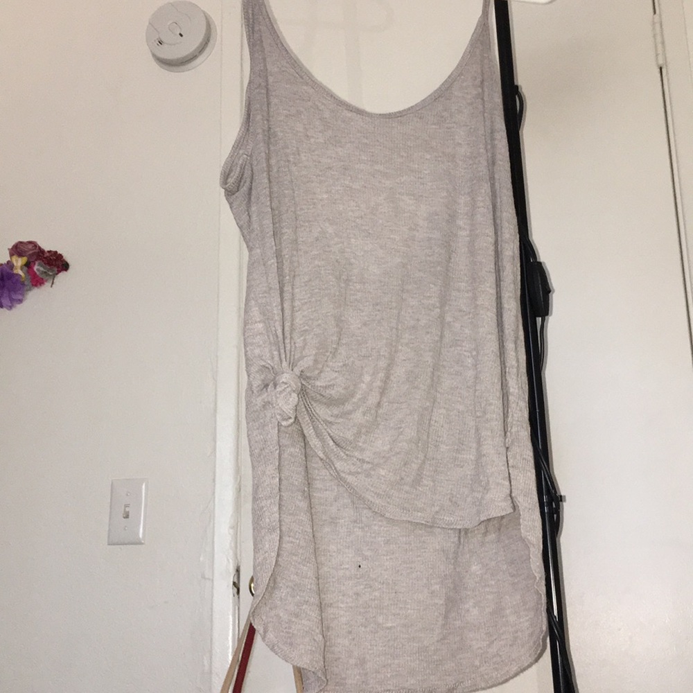 Knotted tank top
